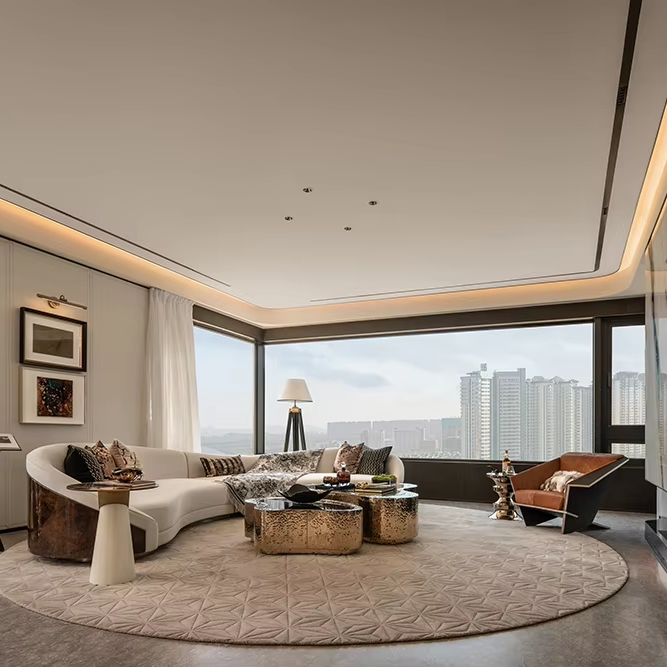 Interior Design Lighting Layout - แผนผังการออกแบบตกแต่งภายในแสงสว่างของซานไห่ การวางแผนพื้นที่ การร่างบ้าน บ้านพักตากอากาศ ห้องนั่งเล่น การตกแต่งบ้านอย่างละเอียด