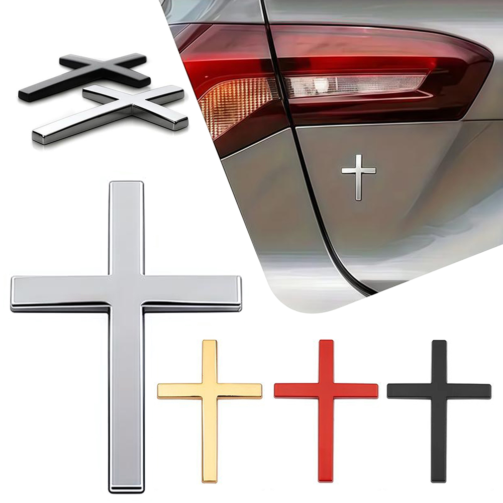 Interior Design Whimsical - คริสเตียน Cross-สติกเกอร์ SUV รถคริสเตียนสัญลักษณ์ป้ายรถ 3D โลหะออกแบบป้ายสัญลักษณ์สำหรับส่วนบุคคลรถภายนอก