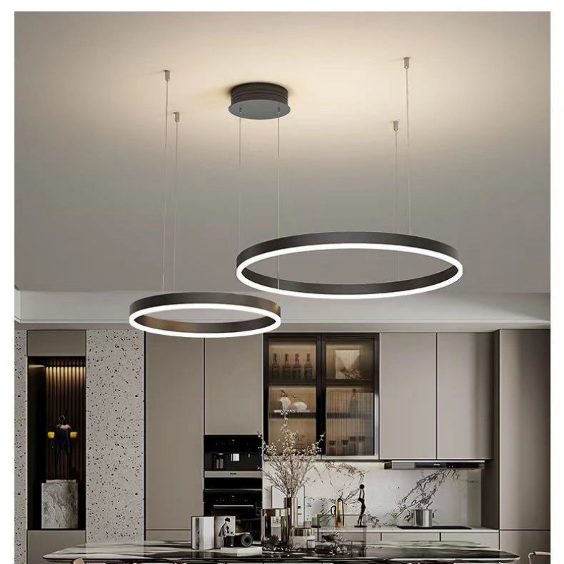 ไฟวงกลม LED ที่ห้อยไฟแบบนอร์ดิ - Interior Design Online Free บทวิจารณ์และราคา