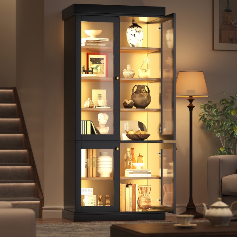 ตู้โชว์กระจกแบบตั้งพื้นทันสมัย - Interior Design Lighting Layout บทวิจารณ์และราคา